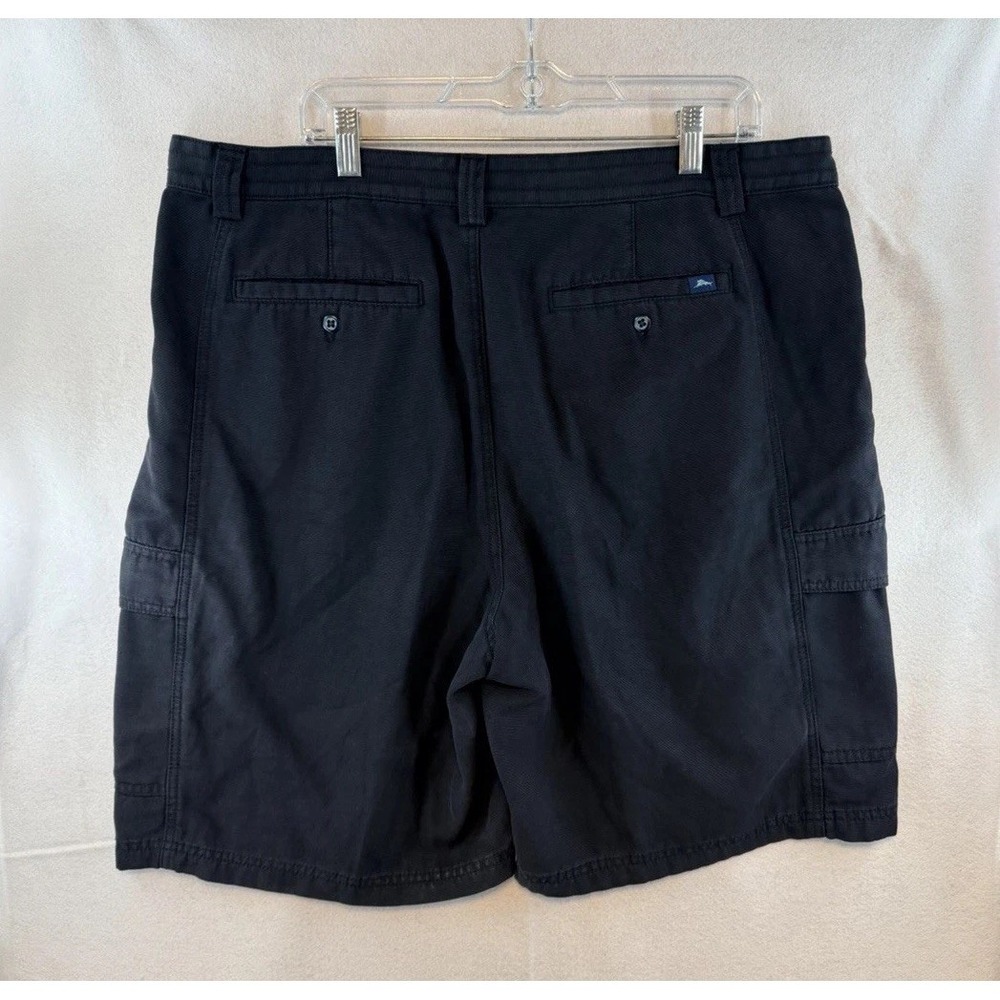 Tommy Bahama Cargo Shorts Mens 38 Navy Relax Tencel Cotton Casual - Picture 2 of 7